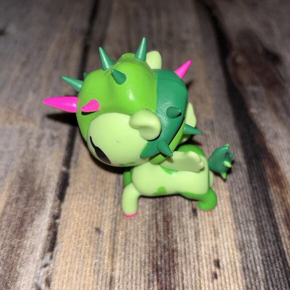 Tokidoki Unicorno Series 4 Vinyl Mini Figure Yuma Green Pink Cactus 3" - Picture 3 of 5